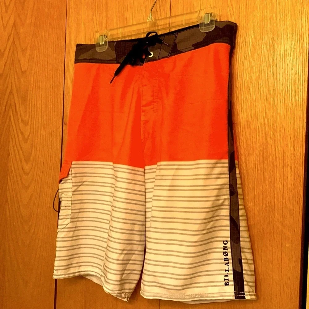 Billabong 32 PX3 recycled Platinum stretch cargo 22” board shorts swim trunks